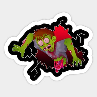 Zombies Be Comin' Sticker